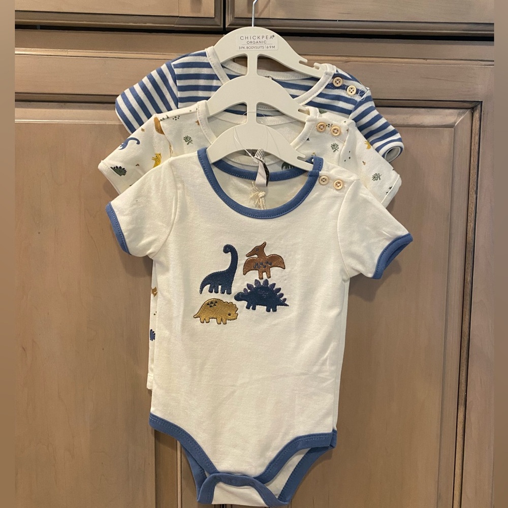 Chickpea Organic onesies 3 pack